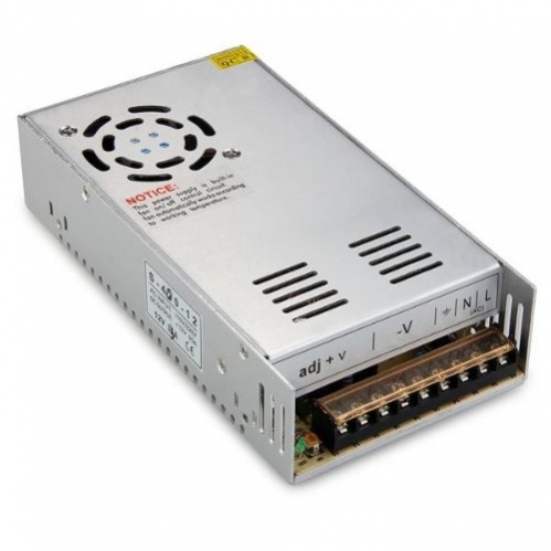 Obrázek pro Prachuvzdorný napájací zdroj pre Led pásy 12V/400W , IP20