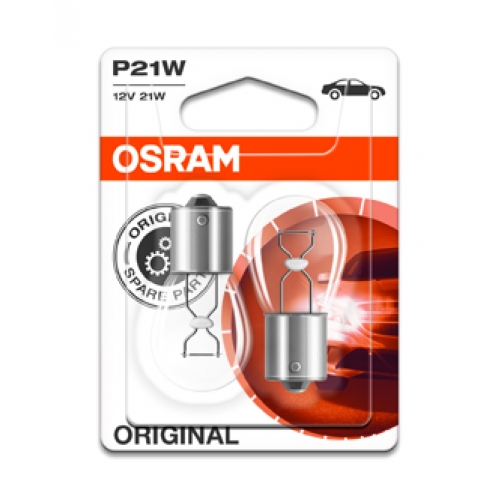 Obrázek pro OSRAM Halogénová Autožiarovka ORIGINAL O7511-02B - Ba15s , 24V , 21W , P21W  , 2ks v balení