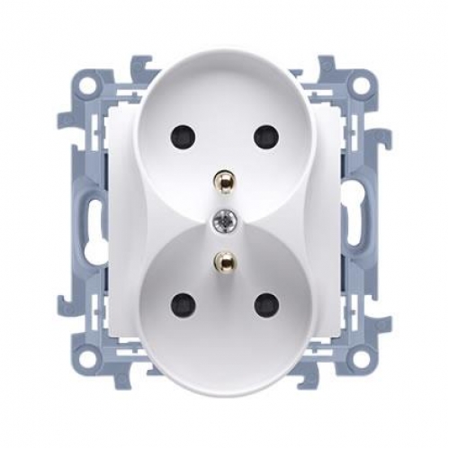 Obrázek pro Kontakt Simon10 Dvojzásuvka , 1921 biela