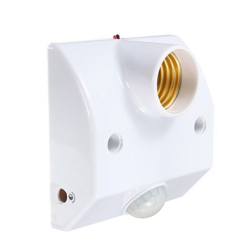 Obrázek pro Objimka na stenu pre žiarovku E27 so senzorom pohybu a stmievania