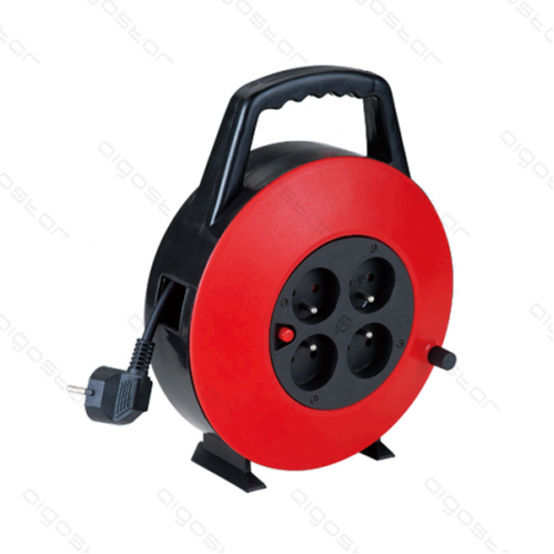 Obrázek pro Predlžovací kábel na cievke , 10m , 4 zásuvky 230V , bubon 230001FNN