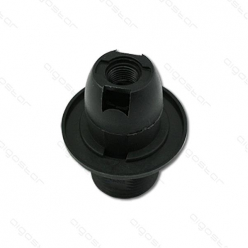 Obrázek pro Objímka E14 PVC s vonkajším závitom čierna