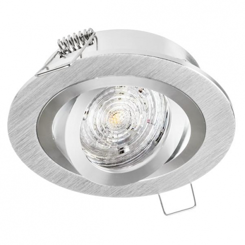 Obrázek pro Stropné bodové podhľadové svietidlo nastaviteľné OPAL (brúsené striebro)