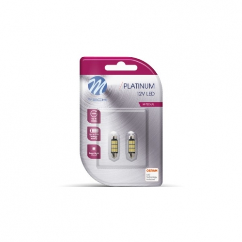 Obrázek pro LED Autožiarovka LB815W DUO - C5W 36mm 9xSMD5630 CANBUS , biela