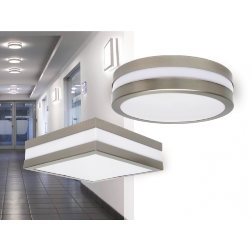 Obrázek pro Kanlux Lampa Luster JURBA DL-218O kruhový 285mm IP44 , 2xE27 , matný chróm
