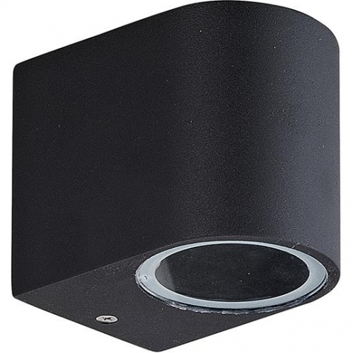 Obrázek pro Nástenné vonkajšie svietidlo WALLY-1-O-B , 1xGU10 , IP44 , čierna