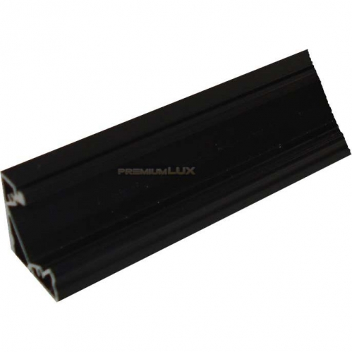 Obrázek pro Led profil rohový hliníkový Minilux čierny bez krytky - 1m