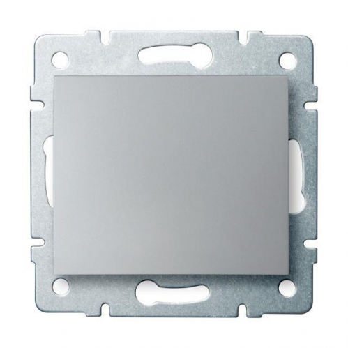 Obrázek pro Kanlux Jednopáčkový vypínač č.1 Mowion LOGI 02-1000-143 strieborný