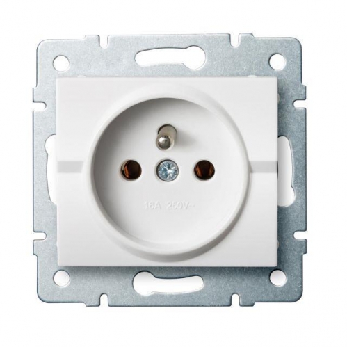 Obrázek pro Kanlux Jednozásuvka Mowion LOGI 02-1251-102 biela