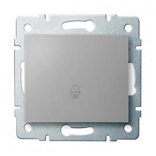 Obrázek pro Kanlux Zvončekové tlačidlo Mowion LOGI 02-1030-143 strieborné