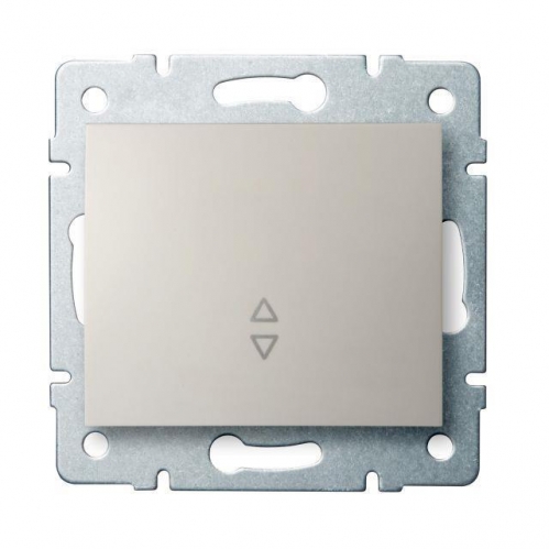 Obrázek pro Kanlux Jednopáčkový schodiskový vypínač č.6 Mowion LOGI 02-1050-103 krémový