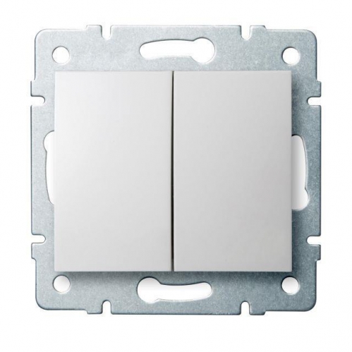 Obrázek pro Kanlux Dvojité tlačidlo 1/0+1/0 Mowion LOGI 02-1022-102 biele