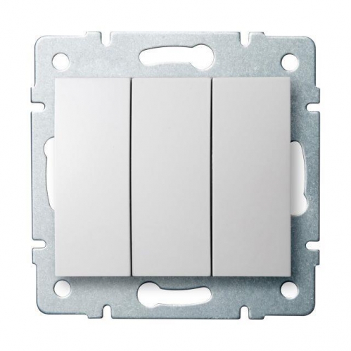 Obrázek pro Kanlux Trojpáčkový lustrový vypínač č.5 Mowion LOGI 02-1090-102 biely