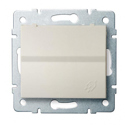 Obrázek pro Kanlux Jednozásuvka IP44 Mowion LOGI 02-1560-103 krémová