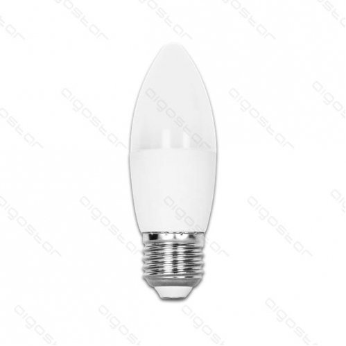 Obrázek pro LED žiarovka E27 7W/560lm , svieca C37 , Studená biela