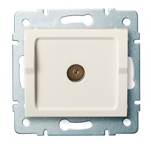 Obrázek pro Kanlux Anténna zásuvka typu F koncová Mowion LOGI 02-1300-003 krémová