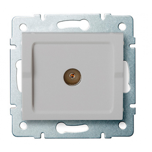 Obrázek pro Kanlux Anténna zásuvka typu F koncová Mowion LOGI 02-1300-043 strieborná