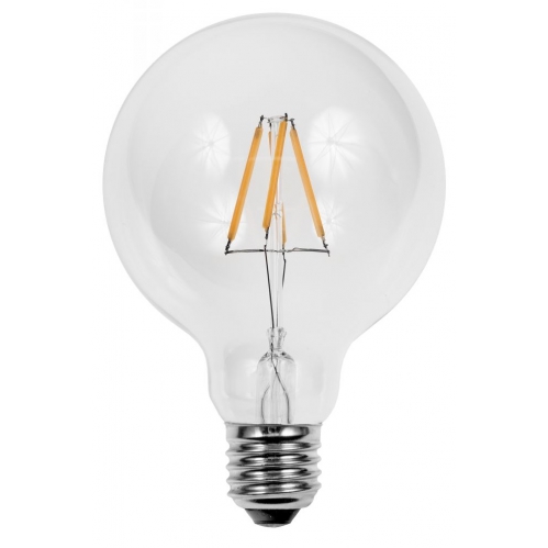 Obrázek pro LED žiarovka E27 4W/360lm , LED vlákno G95 , teplá = 40W