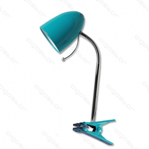 Obrázek pro LED stolná flexibilná lampa AZUL E27 modrá s klipom