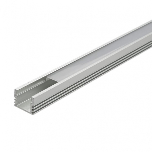 Obrázek pro Led profil hliníkový vysoký Minilux MAXI anodizovaný bez krytky - 1m