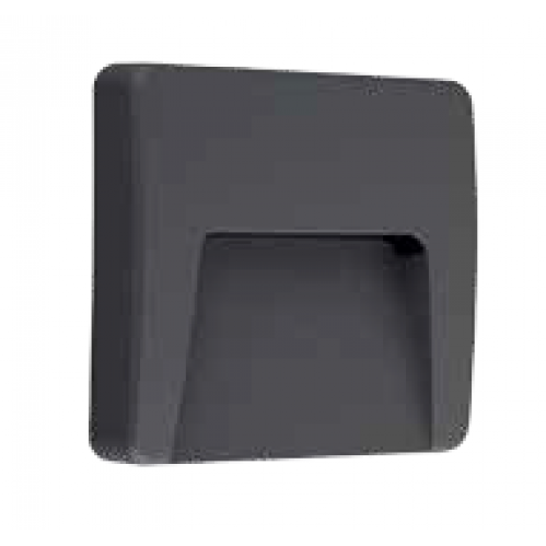 Obrázek pro Nástenné vonkajšie svietidlo ASTON 3W/100lm , IP65 IK08 , čierna , Neutrálna biela