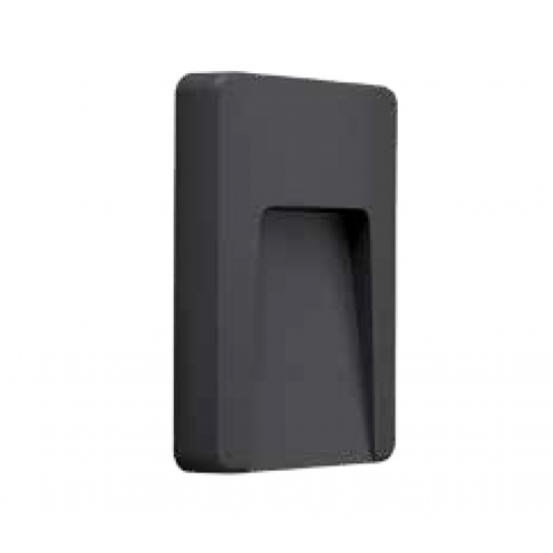 Obrázek pro Nástenné vonkajšie svietidlo ASTON 3W/100lm , IP65 IK08 , čierna , Neutrálna biela N