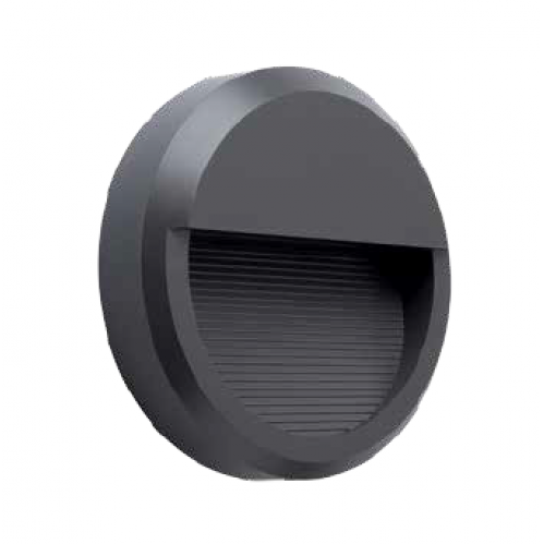 Obrázek pro Nástenné vonkajšie svietidlo ASTON 8W/390lm , IP65 IK08 , čierna , Neutrálna biela