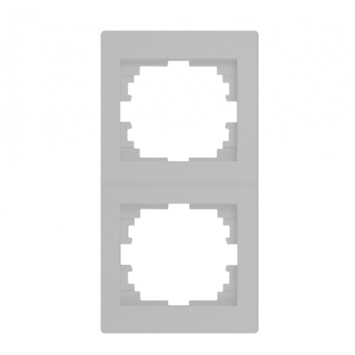 Obrázek pro Kanlux Rámček-2 vertikálny Mowion LOGI 02-1520-043 strieborný