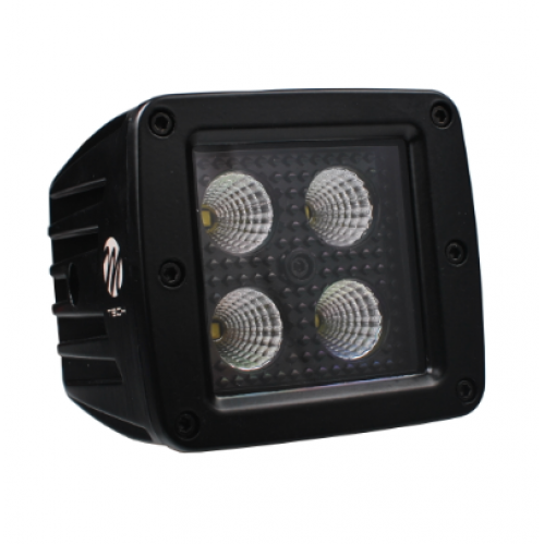 Obrázek pro Homologizovaný prídavný svetlomet , svetelná rampa Flood Light A 20W , 4xCREE , Black Series , 82mm