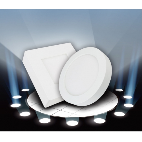 Obrázek pro Led Panel kruhový biely prisadený 12W/770lm 176,5mm Teplá biela