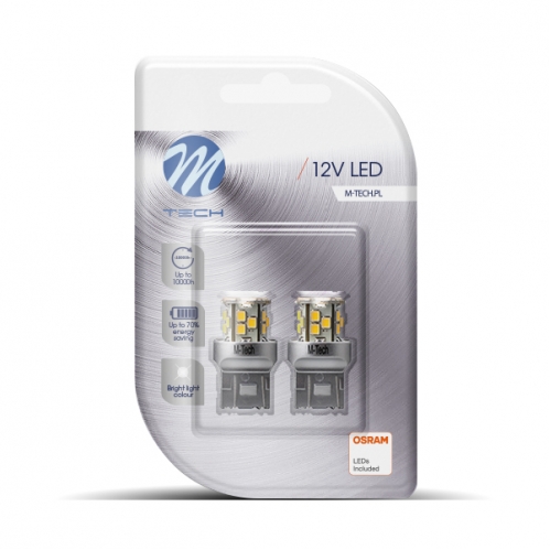 Obrázek pro LED Autožiarovka LB115W - T20 , W21/5W 21xSMD2835 12V, biela , 2ks v balení