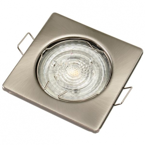 Obrázek pro Stropné bodové podhľadové svietidlo TOPAZ pevné (Satén nikel)
