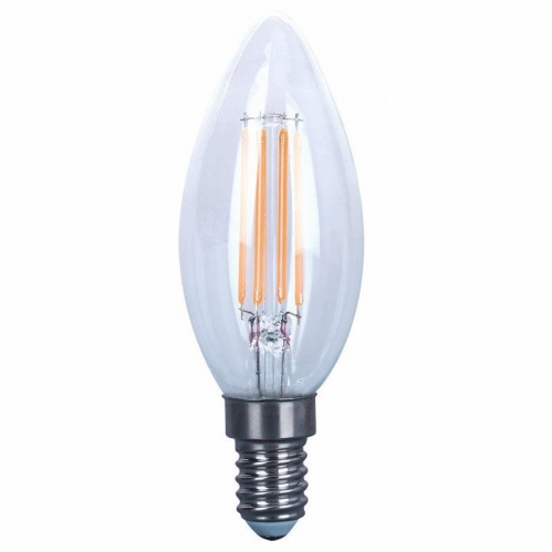 Obrázek pro LED žiarovka FILUX E14 4W/410lm , svieca LED vlákno , teplá = 40W