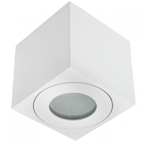 Obrázek pro Vodeodolné Stropné bodové prisadené svietidlo ERMETICO-K-W hranaté IP44 (biela)