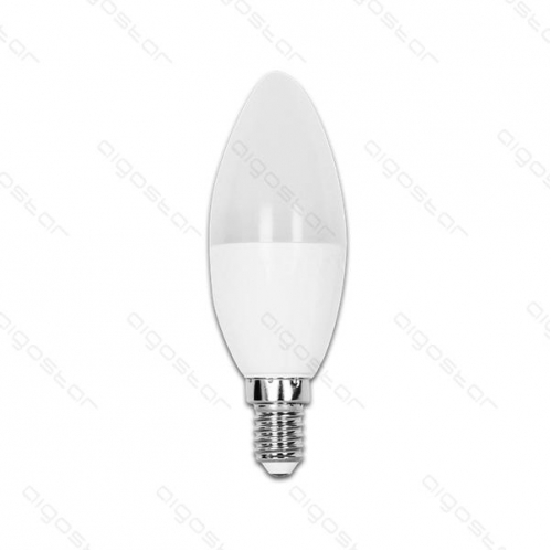 Obrázek pro LED žiarovka E14 7W/620lm , svieca C37 , Studená biela