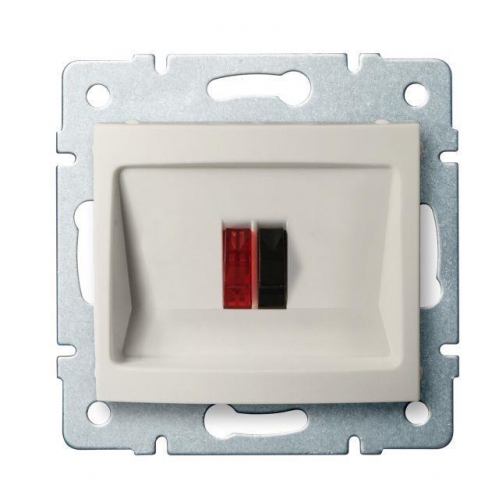 Obrázek pro Kanlux Reproduktorová Zásuvka Mowion LOGI 02-1450-003 krémová