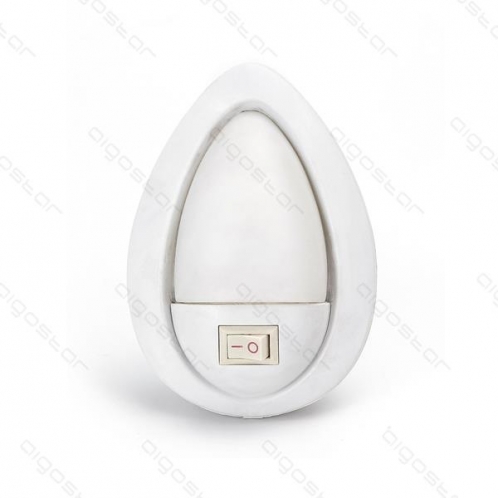 Obrázek pro Nočné svietidlo do zásuvky EU 1W/30lm Studená biela s vypínačom