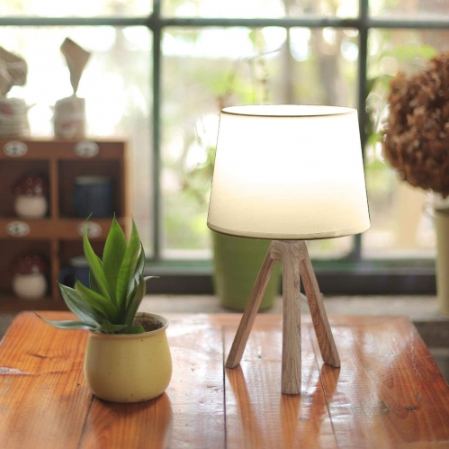 Obrázek pro Stolná lampa 01 Drevo , E14 