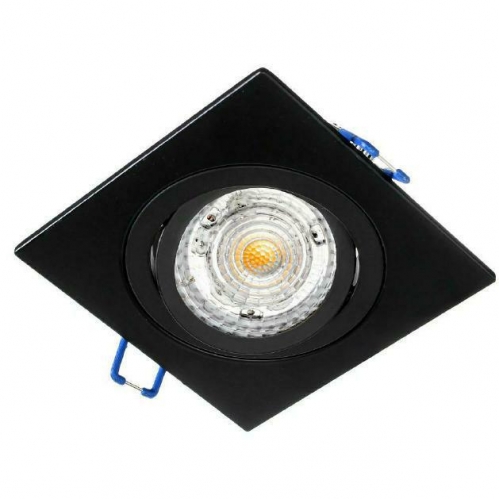 Obrázek pro Stropné bodové podhľadové svietidlo nastaviteľné JOTA K/1 (brúsené striebro ; čierna)