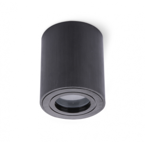 Obrázek pro Stropné bodové prisadené svietidlo AQUARIUS valcové IP44 (čierna)