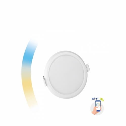 Obrázek pro SMART LED panel kruhový biely 6W/520lm 112mm CCT