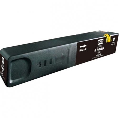 Obrázek pro 1x HP 970XL Black - čierna 250ml - kompatibil- s čipom