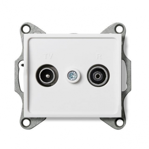 Obrázek pro Kanlux Zásuvka RTV koncová Mowion LOGI 02-1330-002 biela