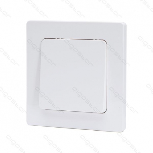 Obrázek pro Aigostar Jednopáčkový schodiskový vypínač č.6 s rámčekom biela