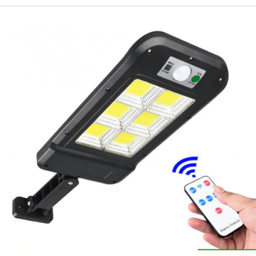 Obrázek pro Solárny LED reflektor COB , IP65 , so senzorom , Studená biela s diaľkovým ovládaním