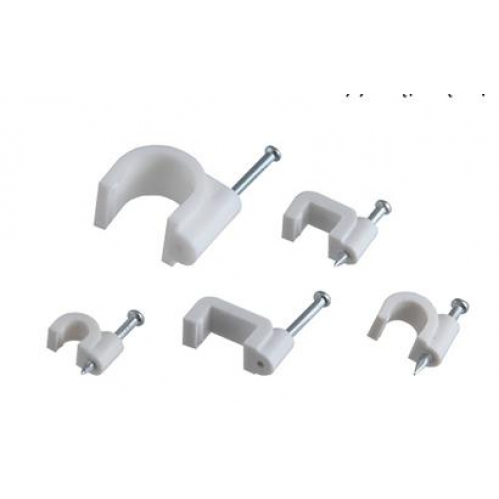 Obrázek pro Úchyt na kábel biely fi:6mm 100ks