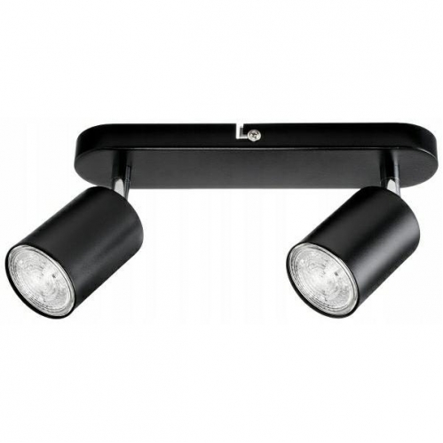 Obrázek pro Lampa Luster SIENA-ALU-B/S 2xGU10, Čierna