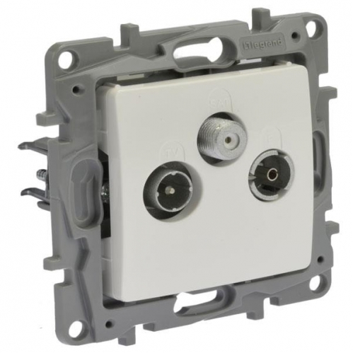 Obrázek pro LEGRAND Niloe Zásuvka SAT-TV-R hviezda 764563 biela