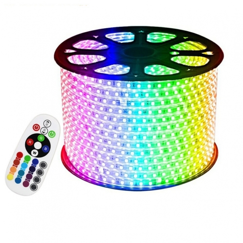Obrázek pro RGB LED pás 230V 5050 vodeodolný IP67 - RGB - 1m