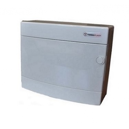 Obrázek pro Plastový rozvádzač pod omietku s DIN lištou TEHNOPLAST 4+4 modulová , IP40